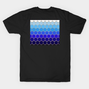 Honeycomb - Blue & Champagne T-Shirt